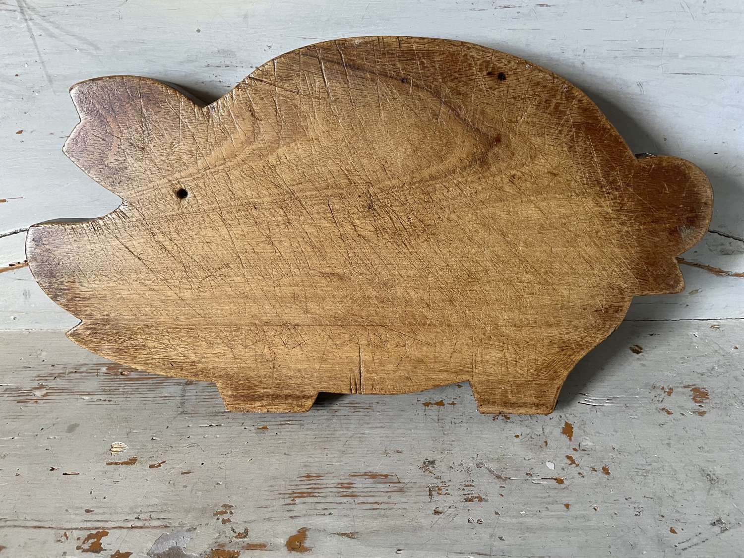 Vintage Pig-shaped Bread Board