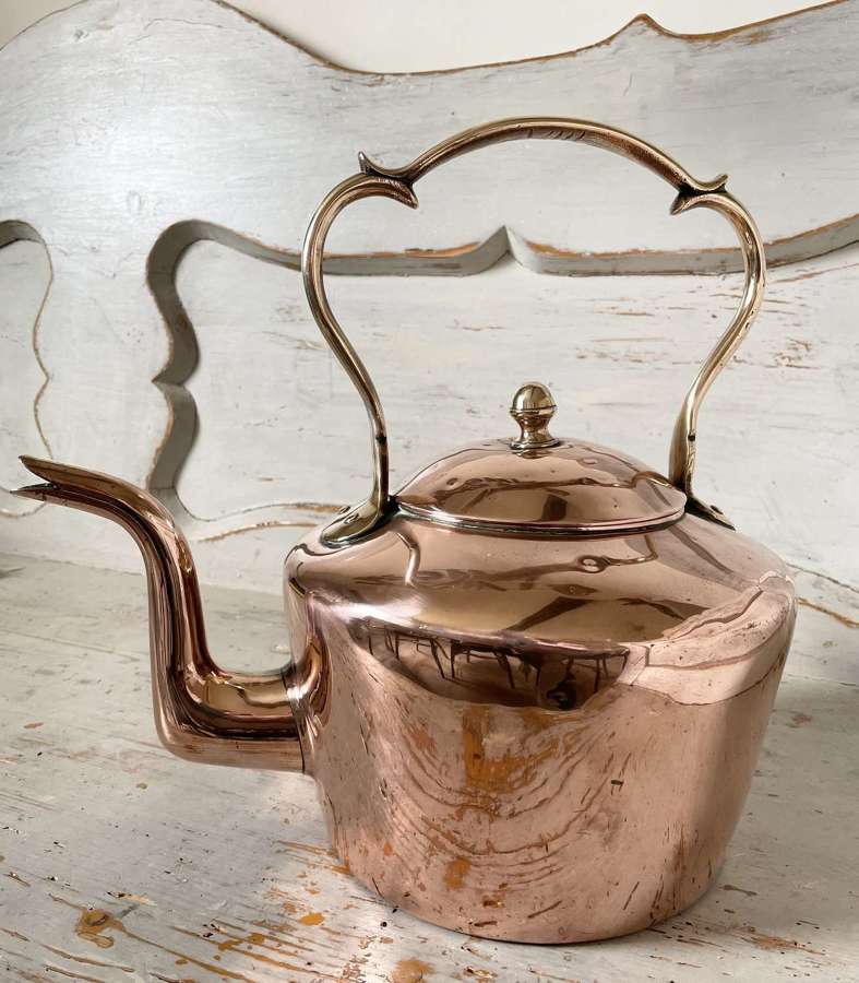 Stunning, Extra Large Copper Kettle
