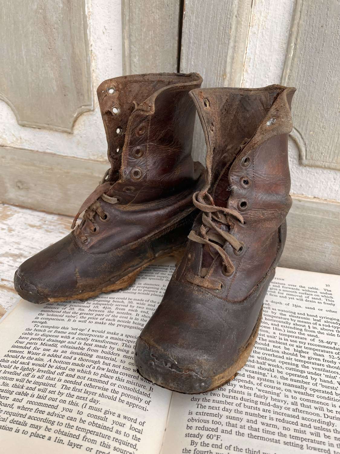 Edwardian Child's Clog Boot