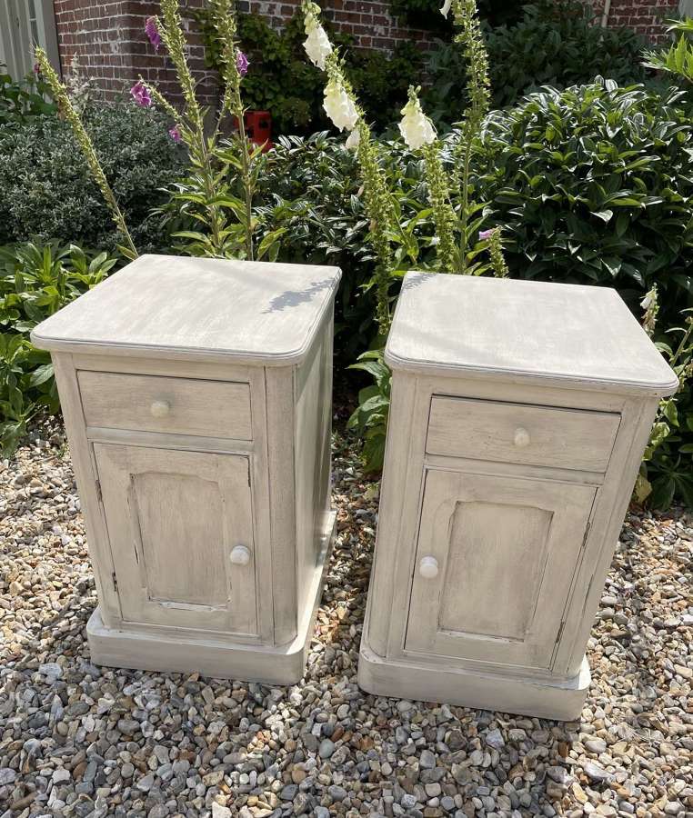 Matching Pair of Bedside Cupboards