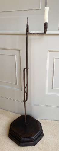 Rare, Floor Standing 18th Cent Rushlight