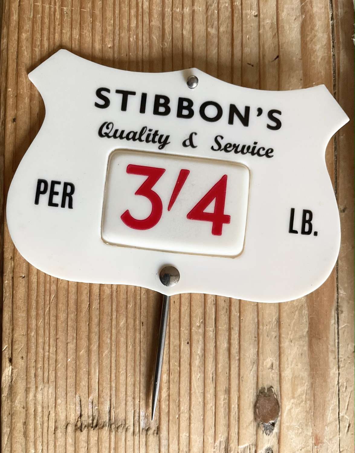 1950's Butchers Price Labels