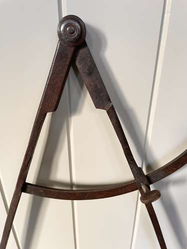 Large 19th Cent Blacksmith's Iron Dividers