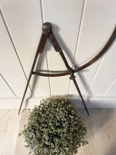 Large 19th Cent Blacksmith's Iron Dividers