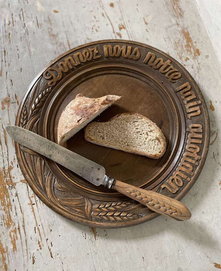 French Carved Bread Board