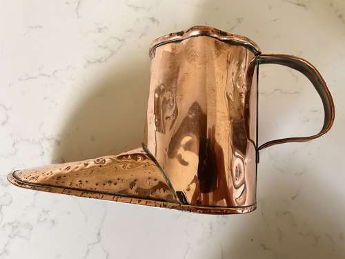 Rare Victorian 'Slipper' ALE WARMER