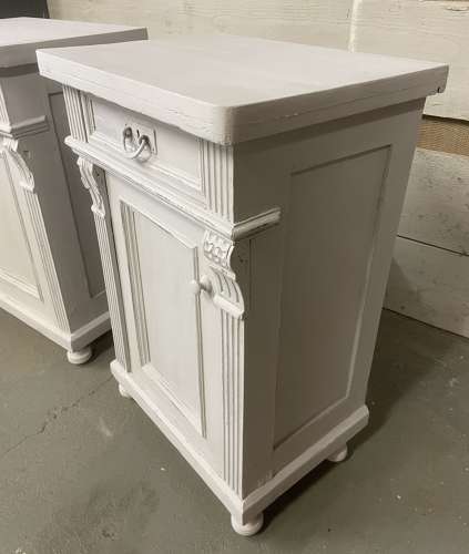 Matching pair of Antique Bedside Cupboards