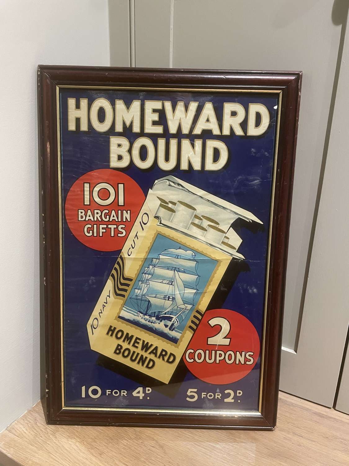 1930s Homeward Bound Cigarette Advert