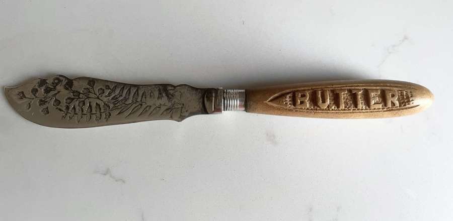 Quality Carved Butter Knife