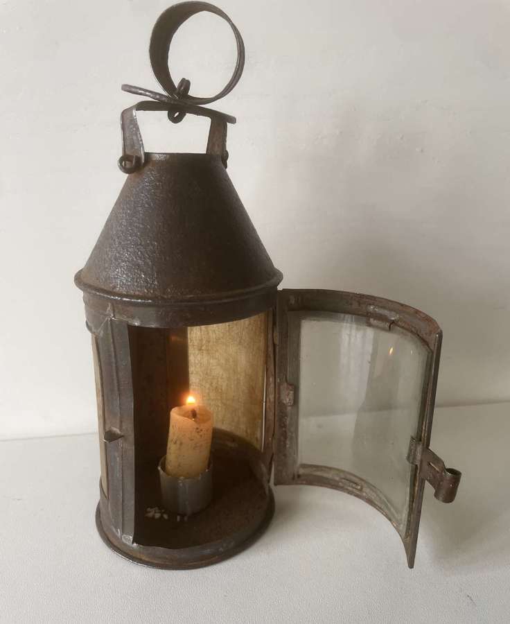 Rare miniature hand lantern
