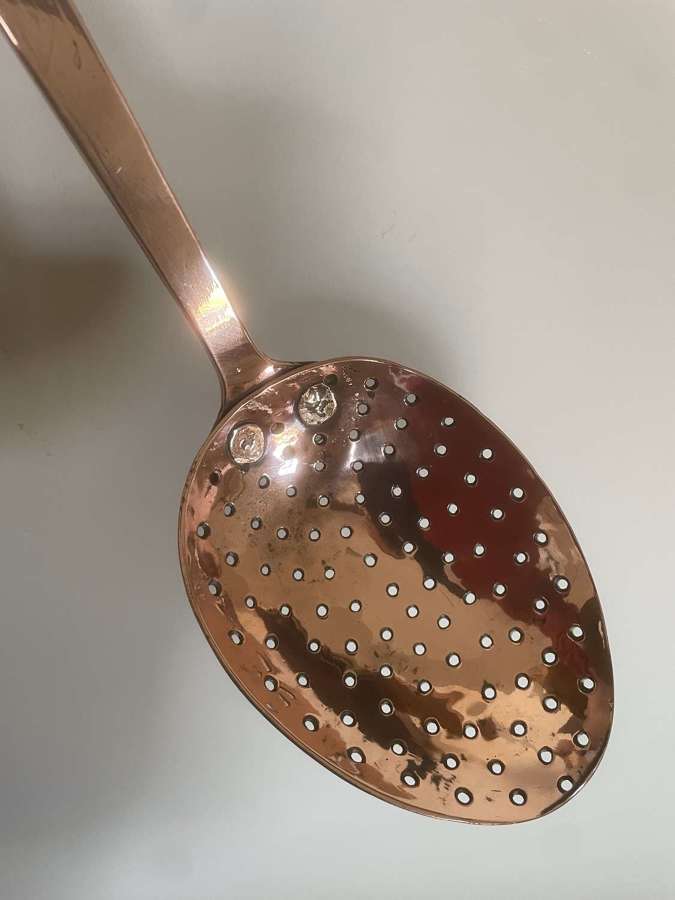 Superb quality, Large Size, Copper Straining Spoon