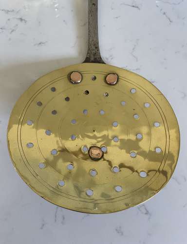 Early 1800s brass Skimmer