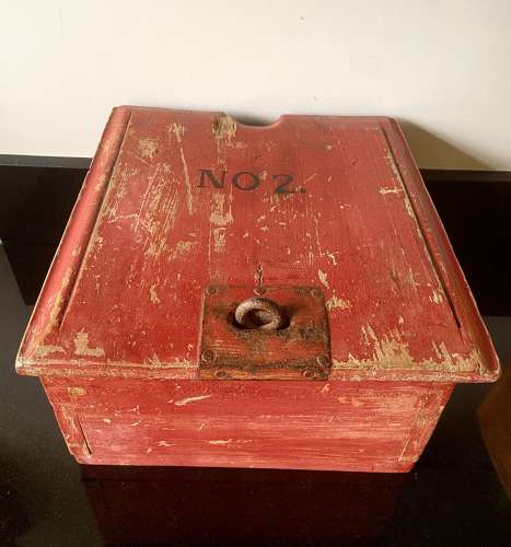 Antique Tractor Tool Box