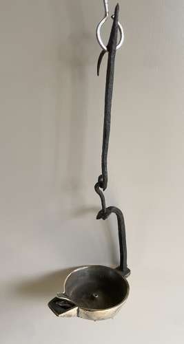 Early Single Valve Crusie Lamp