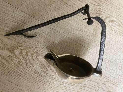 Early Single Valve Crusie Lamp