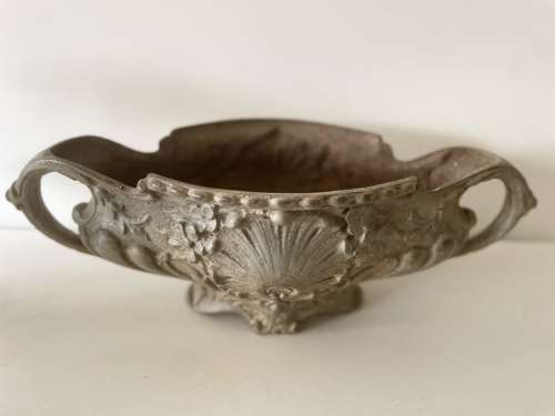 Antique Cast Iron Jardiniere
