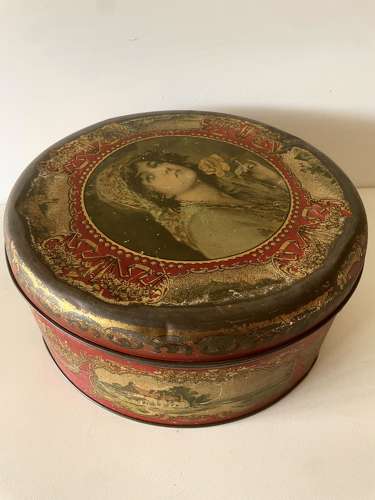 Large 1920s Biscuit Tin