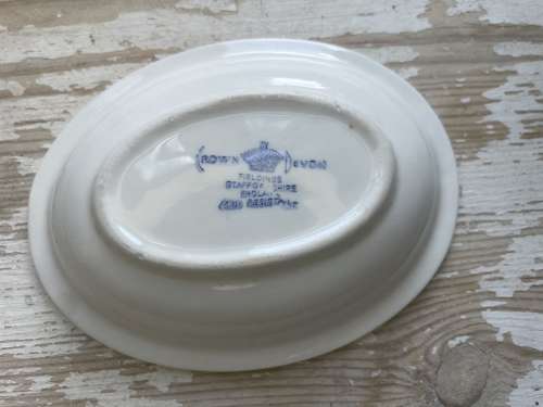 Blue and White SOAP DISH