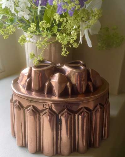 Edwardian Copper Jelly Mould