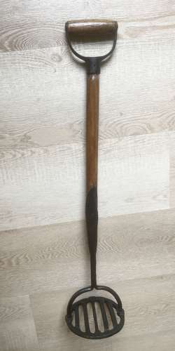 Rare, 19th Cent Feed Masher