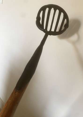 Rare, 19th Cent Feed Masher
