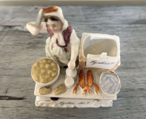 19th Cent Staffordshire Match Holder