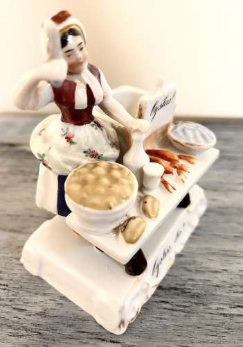 19th Cent Staffordshire Match Holder