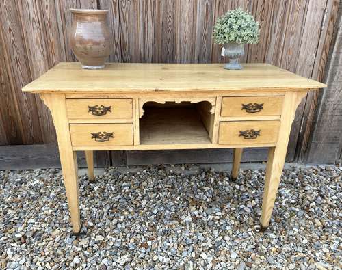 Antique Pine Consul/Desk