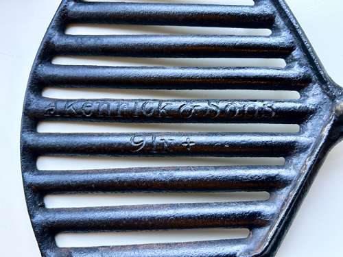 Victorian Cast KENRICK Iron Steak Griddle