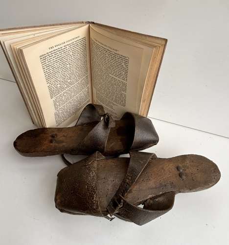 Rare Pair of 18th Cent Pattens