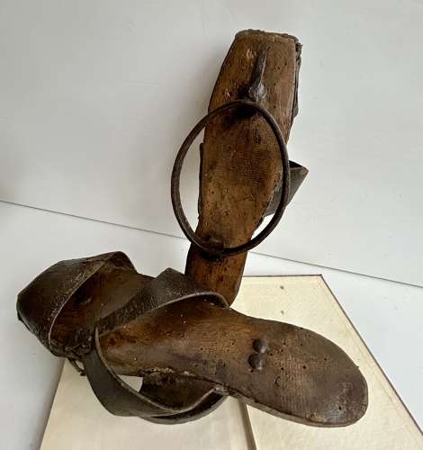 Rare Pair of 18th Cent Pattens