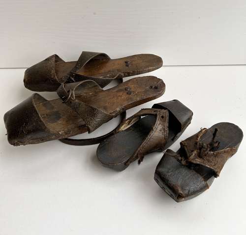 Rare Pair of 18th Cent Pattens