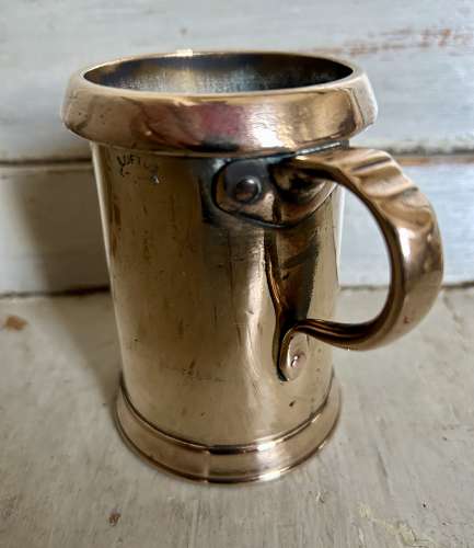Victorian Copper Half Pint Tankard