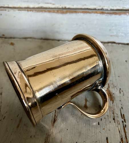 Victorian Copper Half Pint Tankard