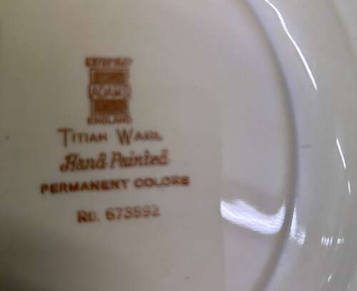 1930s Titian Dinner Plates