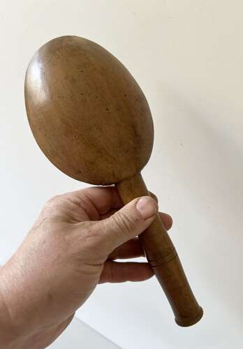 Large, Fruitwood, Butter Spoon