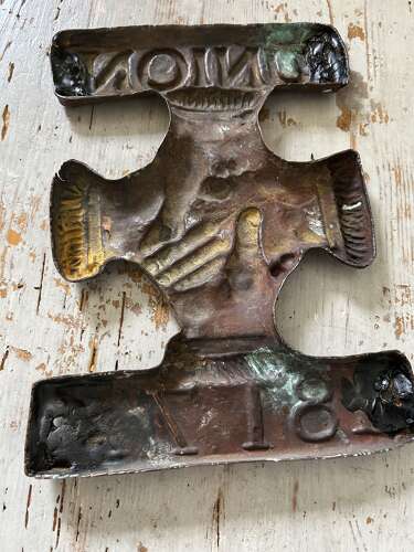 Rare, Original Union, Copper Fire Insurance Plaque