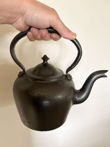 Victorian Cast Iron Kenrick Kettle