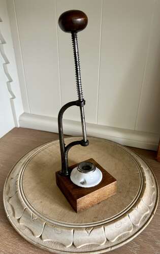 Antique Cherry Destoner (complete)