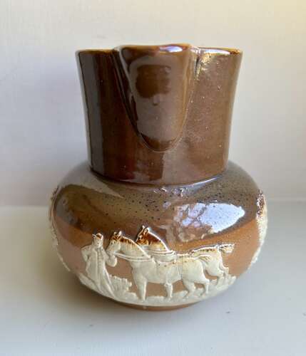 Harvest Ware Jug with Greyhound Handle