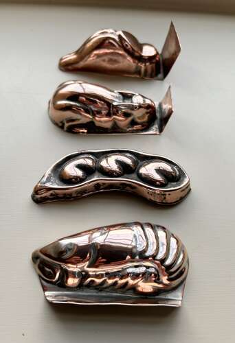 Miniature copper Moulds