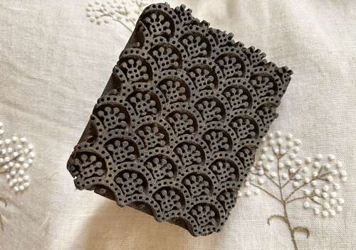 Early hand carved Printing Block