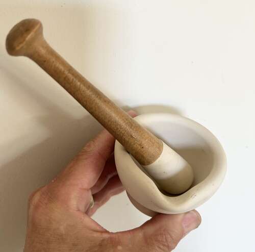 Rare, 'TINY SIZE 0000' Mortar and Pestle