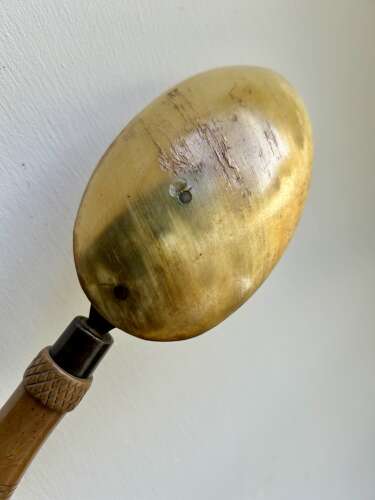 19th Cent HORN & PEAR WOOD SPOON