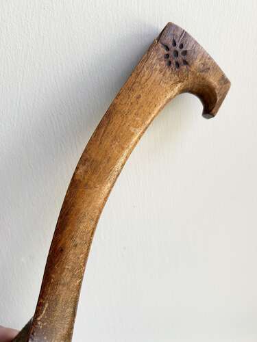 Large, Painted, Folk Art Spoon