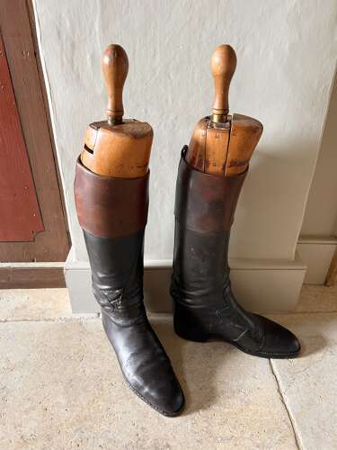 Antique Riding Boots with Trees