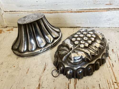 Fluted, Tin Jelly Mould