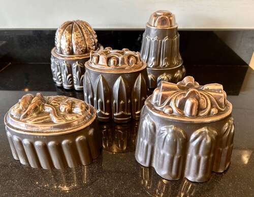 Victorian Copper and Tin Moulds (2)