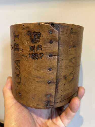 Some of our Antique Grain Measures