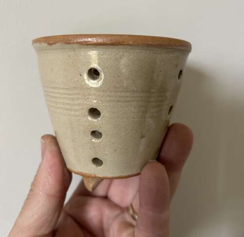 Antique, Ceramic Cheese Moulds
